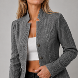 Amelia – Elegantne jakk reljeefse mustriga