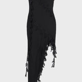 Asümmeetriline Üks Õlg Lõhnav Kleit