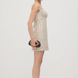 Decorative Boucle Mini Dress