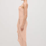 Siluetiga Ruffled Maxi Dress