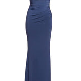 Verführerisches Cowl-Back Maxikleid