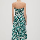 Roheline Leheprint Midi Kleid