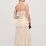 Kitsas Rinnatüki Rüüs Maxi Kleid