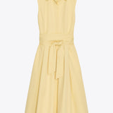 Varrukateta Vööga Särk Midi Kleid