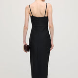 Lilleline Seljaauk Maxi Kleid mit Spaghetti-Trägern