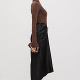 Asümmeetriline Plisseeritud Maxi Kleit