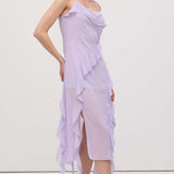 Volangidega Maxi Kleid