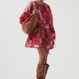 Mini Kleid mit Rüschendetails