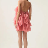 Halteri Layered Mini Dress