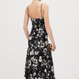 Lilleline Prindiga Slip Midi Kleid