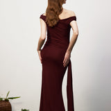 Mahagon Tugev Slinky Maxi Kleid mit Kalasaba