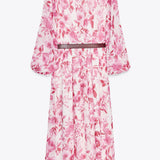 Prited Midi Kleid