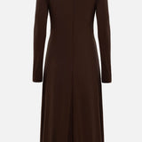 Maxi Kleid mit Metallic-Dekor aus Jersey