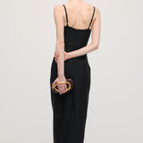 Lilleline Seljaauk Maxi Kleid mit Spaghetti-Trägern