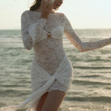 Mini Kleit Läbipaistva Pitsiga