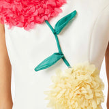 Kullerkupu Mini Kleid Valges