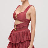 Varrukateta Merineitsi Mini Kleit – Tühjendatud Stiil