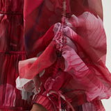 Mini Kleid mit Rüschendetails