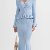 Volangidega flared trikoomeel