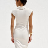 Sturdy Pique Midi Dress