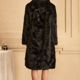 Must Maxi Pikkus Öko Mantel