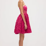 Õlavarre Vaba Mini Kleid Lilledega