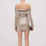 Mini Kleid mit Schulterdetails