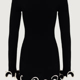 Mini Dress with Ruffle Hem
