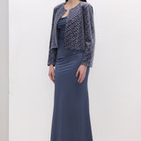 Sametist kaunistatud jakk