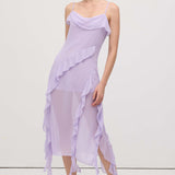 Volangidega Maxi Kleid