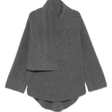 Ribbed-Knit Villane Sall-Sviiter Tumeda Halli Värviga