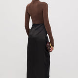 Asümmeetriline Plisseeritud Maxi Kleit