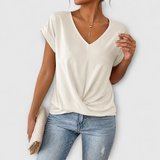 Carlinda | Elegantne V-kaelusega Topp