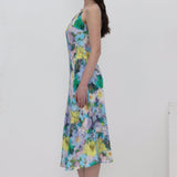 Lillemustriga Slip Midi Kleit