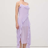 Volangidega Maxi Kleid