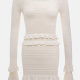 Sturdy Open Knit Mini Dress
