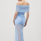 Slinky Maxi Dress with Shoulder Straps