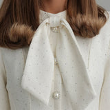 Tweed Ruffle Hem Jakk ja Midi Seelik Komplekt