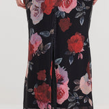 Varrukateta Roosi Prindiga Maxi Kleid