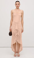 Siluetiga Ruffled Maxi Dress
