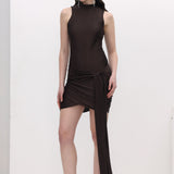 Detailne Slinky Mini Kleit