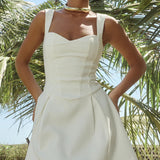 Mini Kleit Südamliku Kaelusega