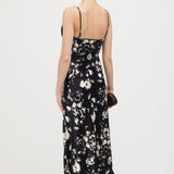 Lilleline Prindiga Slip Midi Kleid