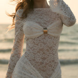 Mini Kleit Läbipaistva Pitsiga