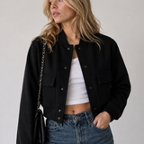 Tammie Bomber Jacket – Minimalistlik Kaasaegne Stiil