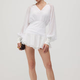 Mini Kleit Üksiku Lanterni Varrukaga