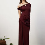 Mahagon Tugev Slinky Maxi Kleid mit Kalasaba