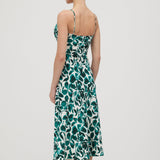 Roheline Leheprint Midi Kleid