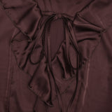 Rüüstatud satiinist mini kleit