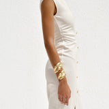 Sturdy Pique Midi Dress